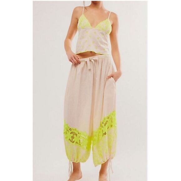 Intimately Free People Day Glow Joggers Small - Picture 1 of 8